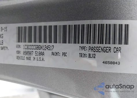 2016 Chrysler 200 C from USA, damaged, VIN 1C3CCCCG8GN124517